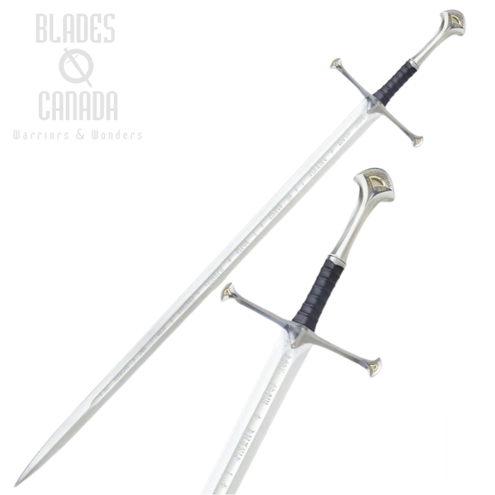 UC Lord Of The Rings Anduril Sword Of King Elessar, Display Plaque, UC1380